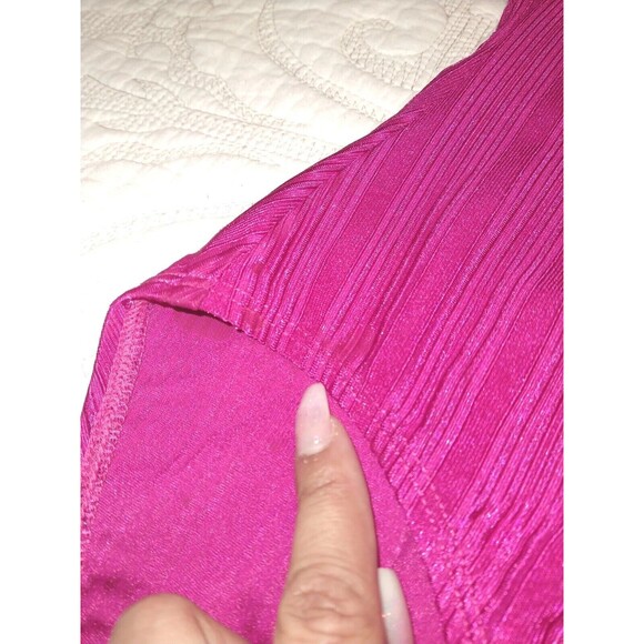 Vintage 90's Catalina Solid Hot Pink Swimsuit Size 1X - Picture 13 of 13